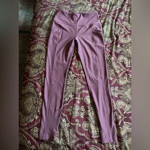 Eddie Bauer nude pink leggings